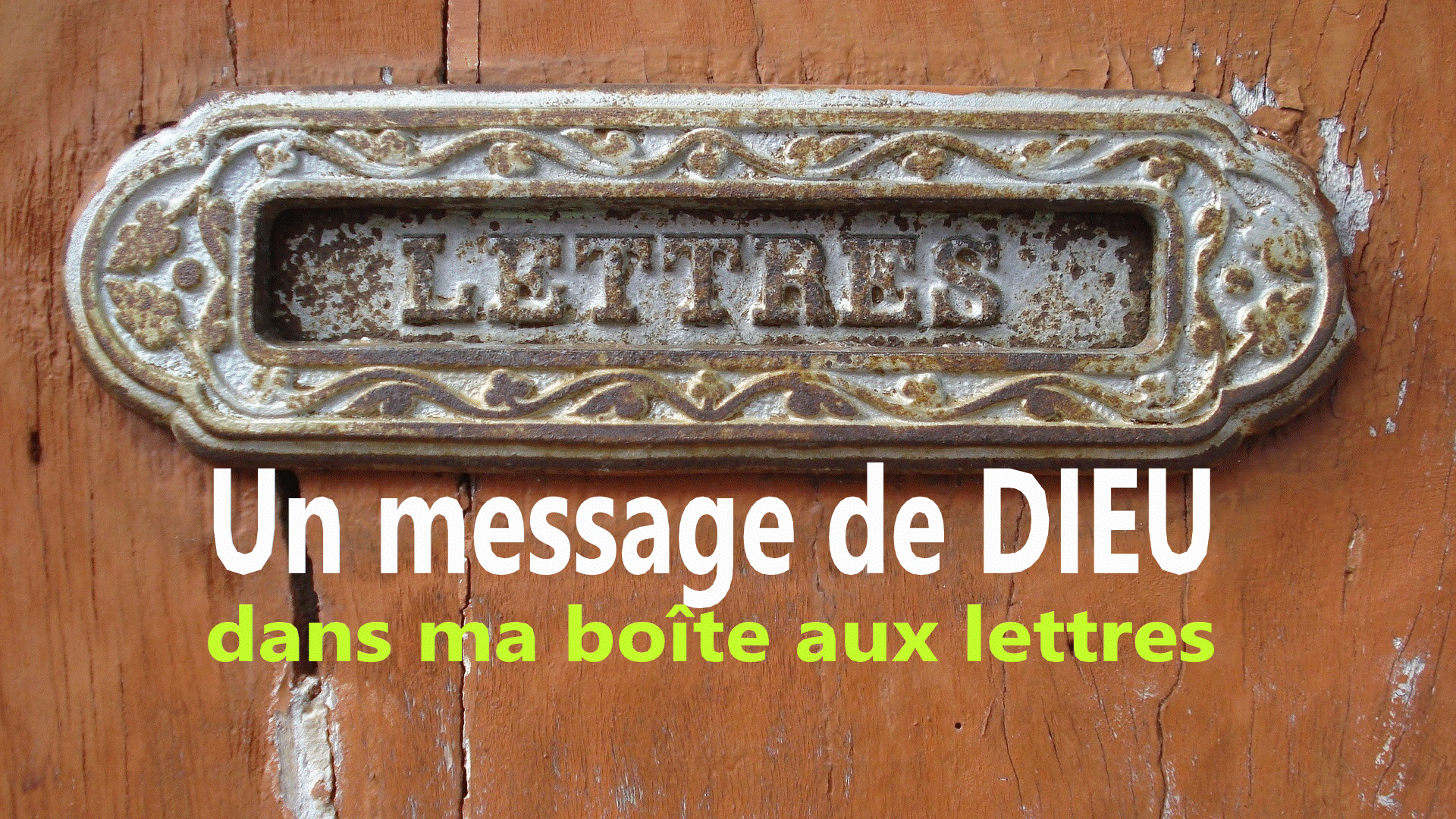 Un message de DIEU