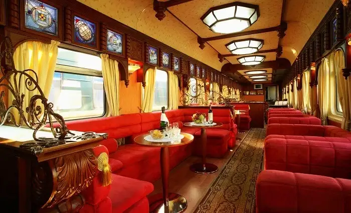 luxury 1st class cabin in trans siberian railway