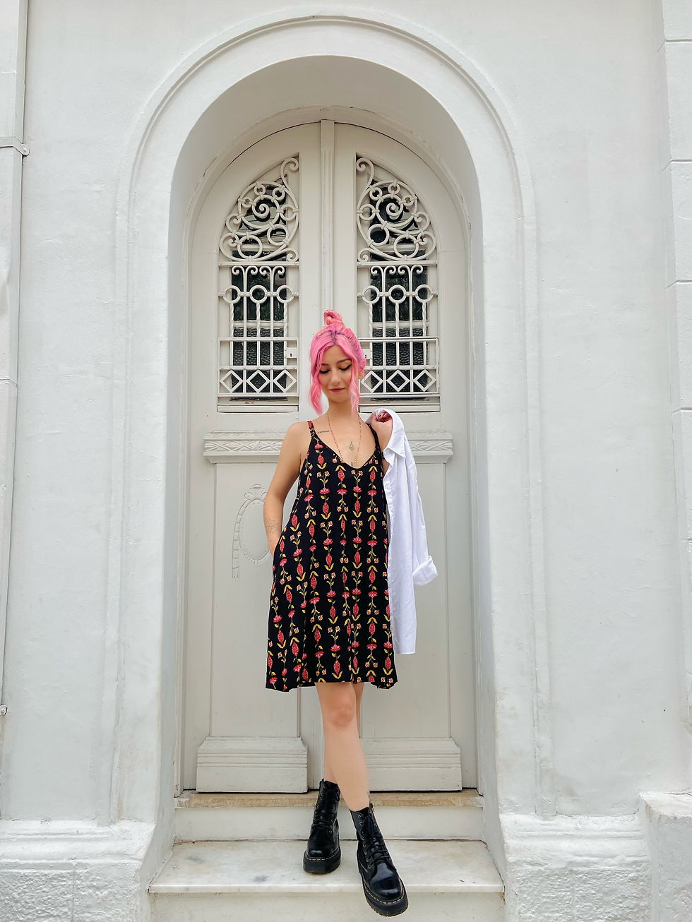 Miniatura: Vestido Bem Astral Curto Romã