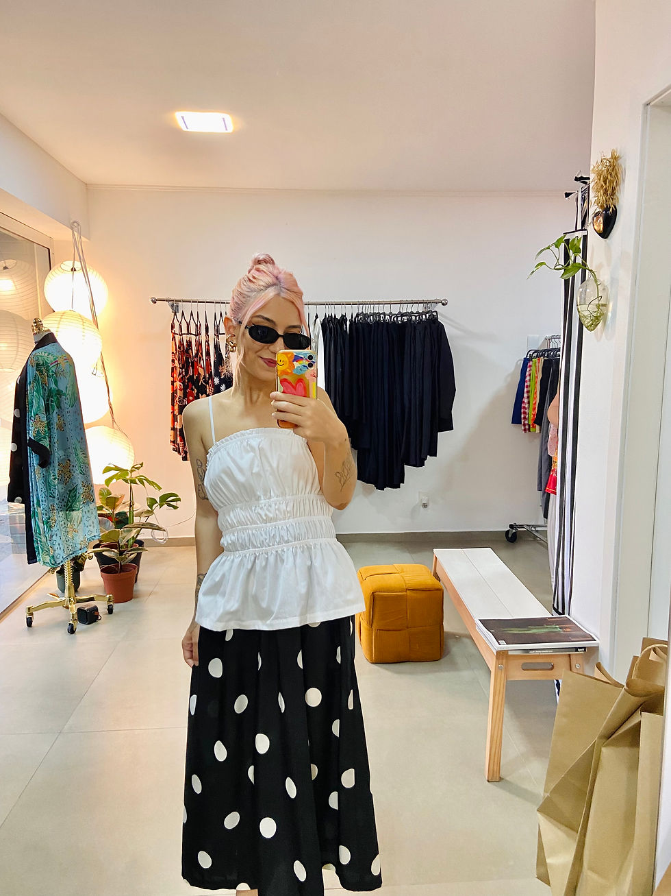 Miniatura: Saia Comfy Poá 