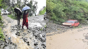 बारिश से जनजीवन प्रभावित, 56 में से 43 सड़कें अब भी अवरुद्ध...