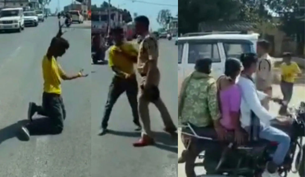 नशे में धुत युवक ने NH-43 के बीचों-बीच किया नागिन डांस....