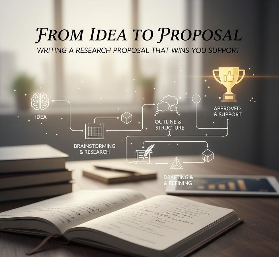 From Idea to Proposal: Writing a Research Proposal That Wins You Support
