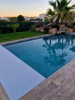 volet immergé avec plage aluminium