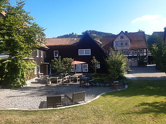 Garten und Terrasse vom Gruppenhaus "An der Laute"