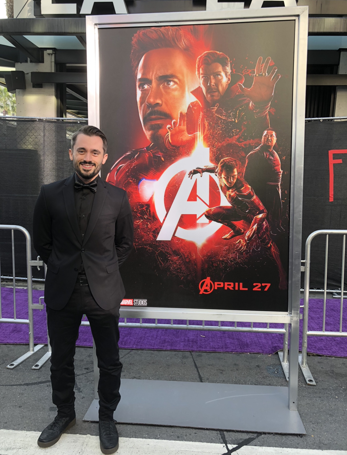 Brad R Lambert at the "Avengers: Infinity War" World Premiere in Los Angeles, CA.