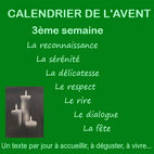 Calendrier de l'Avent - semaine3