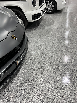 Epoxy flooring in commercial car park facility | Car Park Flooring Sydney | CrownCrete | Sydney