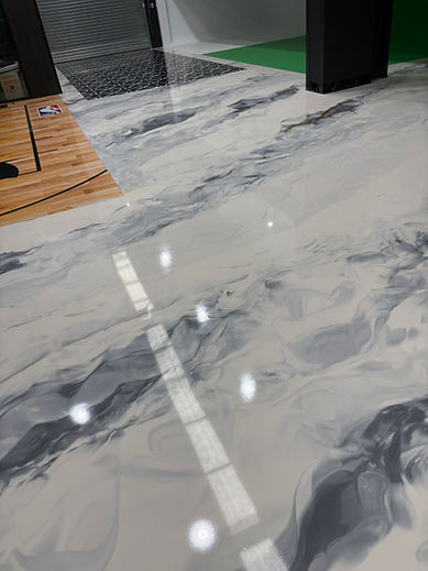 Polished concrete floor in modern retail showroom | Commercial & Retail Flooring Sydney | CrownCrete | Sydney