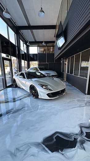 Epoxy flooring in commercial car park facility | Car Park Flooring Sydney | CrownCrete | Sydney