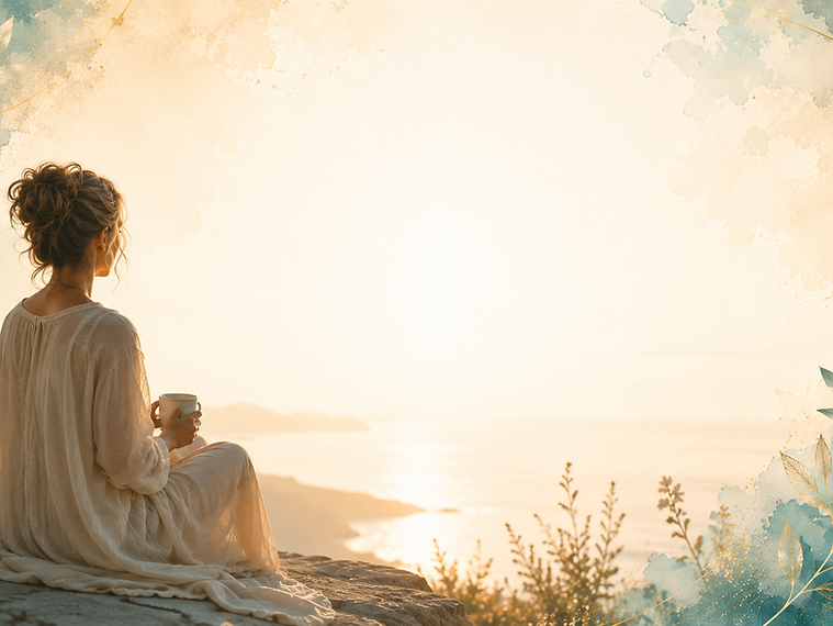 Woman beginning a personal and spiritual development journey through The S.E.E. Way™ | Sage Awakenings™