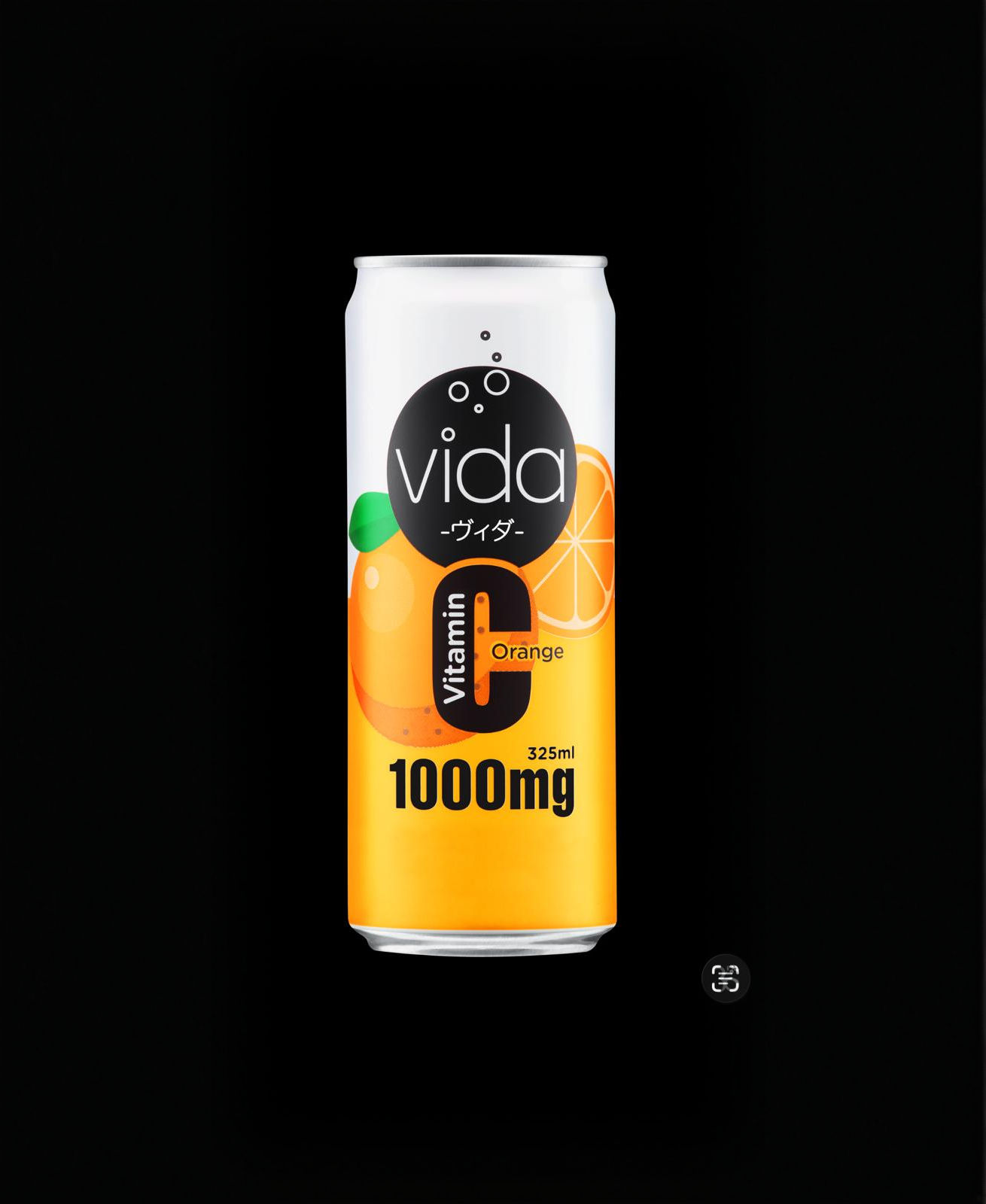 Vida Vitamin C 1000mg Orange Sparkling Drink (24 x 325ml)