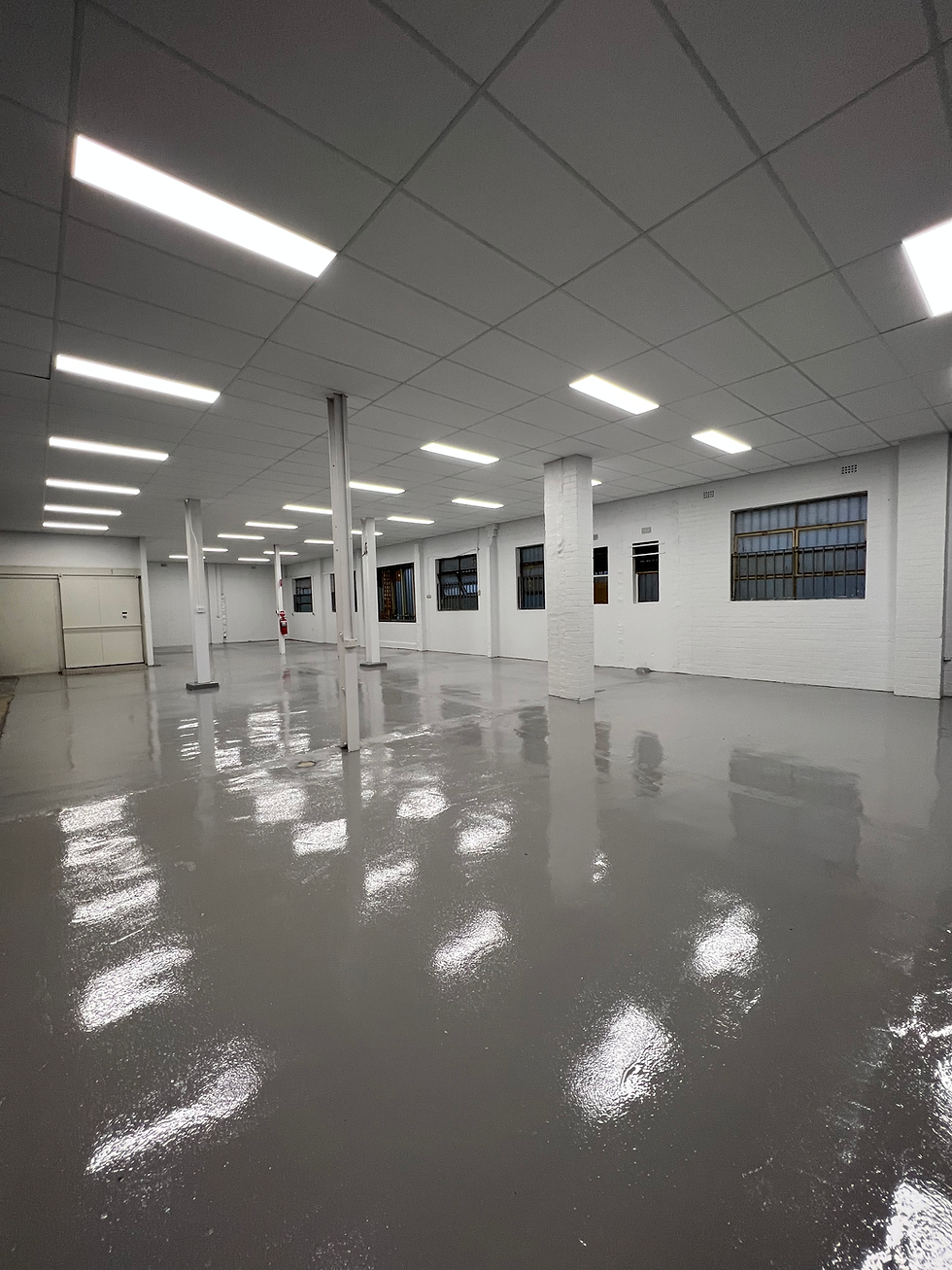 Heavy-duty epoxy flooring in industrial warehouse facility | Industrial Flooring Sydney | CrownCrete | Sydney