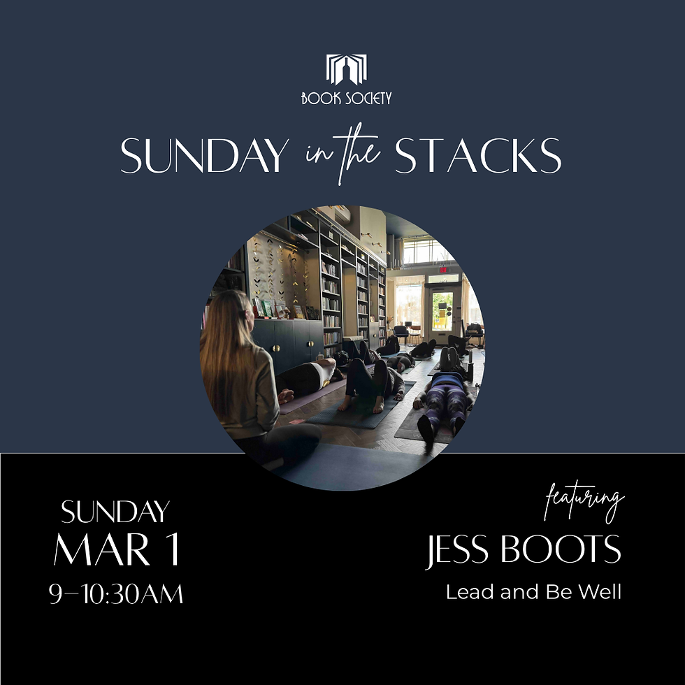 Sunday in the Stacks: Yoga & Restorative Movement with Jess Boots