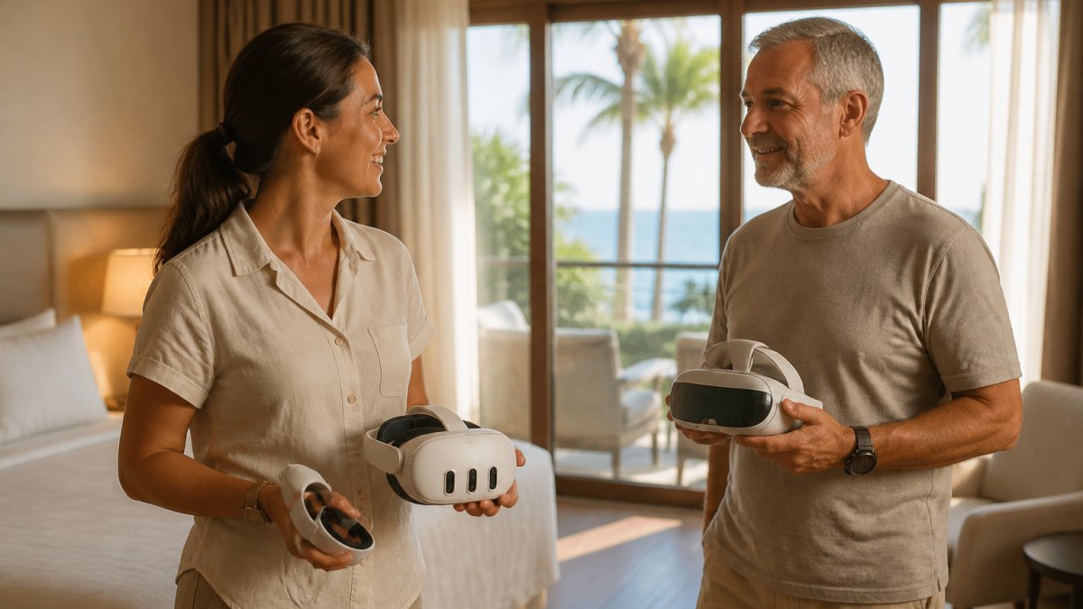 VR-Erlebnisse zur Entspannung im Hotel: Mixed Reality statt Cybersickness