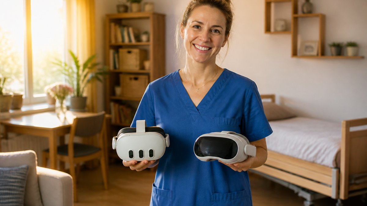 Schulungsaufwand für VR-Systeme im Pflegepersonal