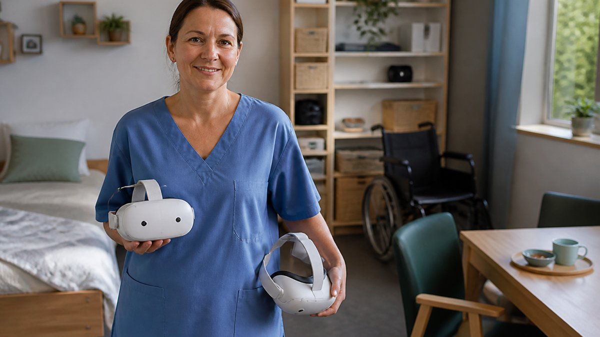 Langzeitwirkung von VR-Therapie auf Pflegepersonal