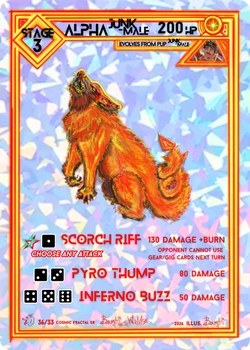 #7 Alpha Junk_Male (Cosmic Fractal SECRET RARE