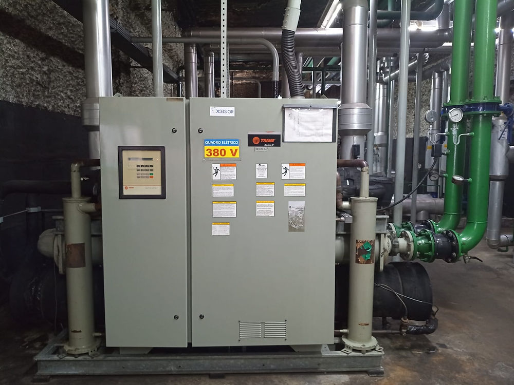 Painel de controle Tubulação