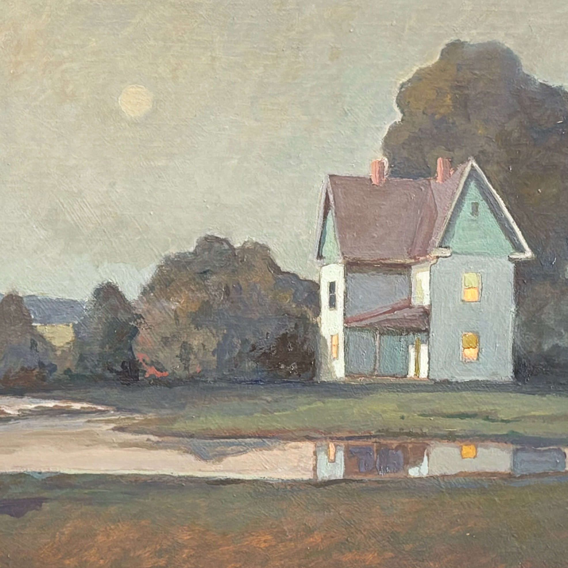 Quiet Evening (oil on canvas)