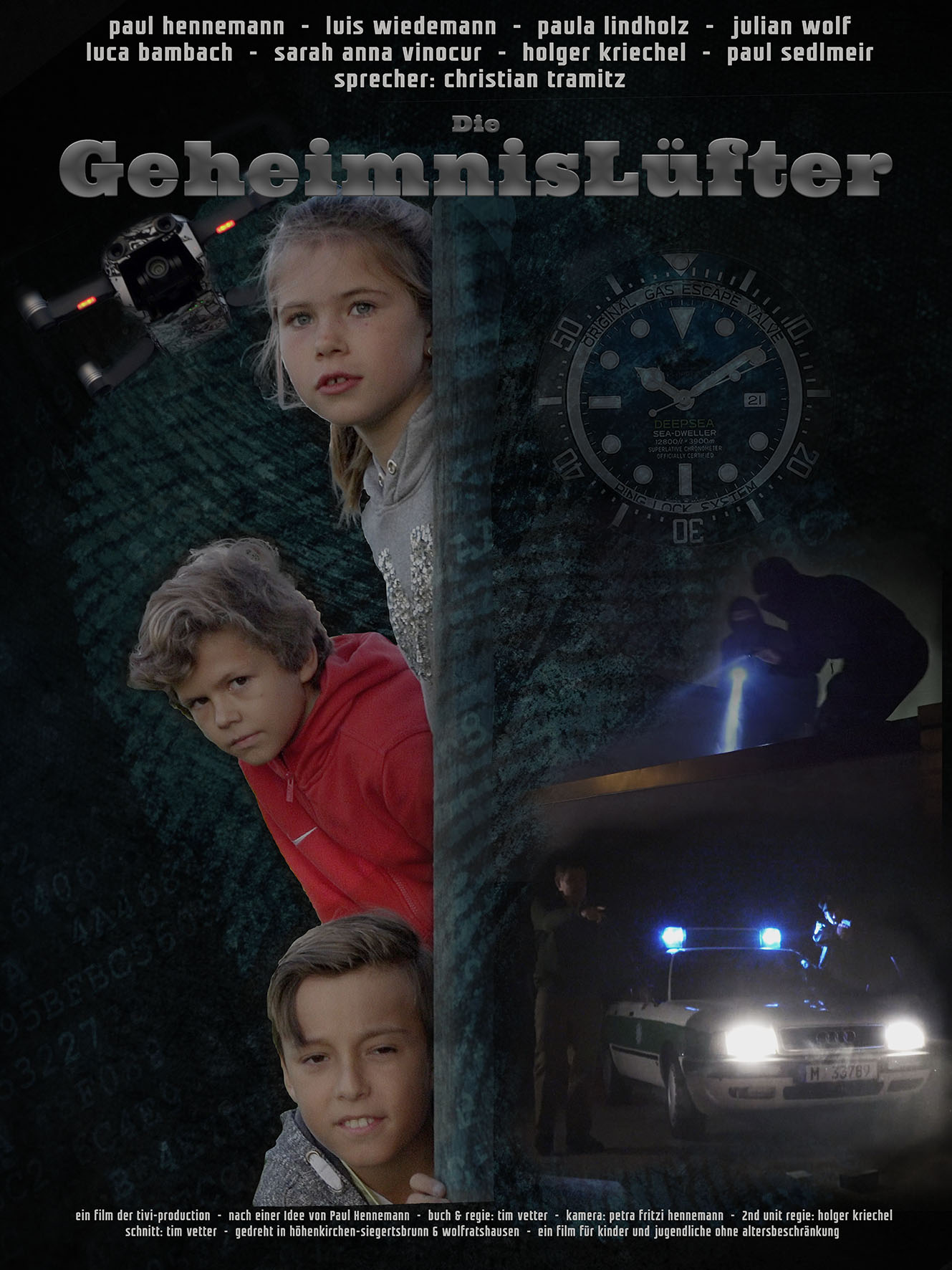 Filmposter Die Geheimnislüfter Regisseur Tim Vetter
