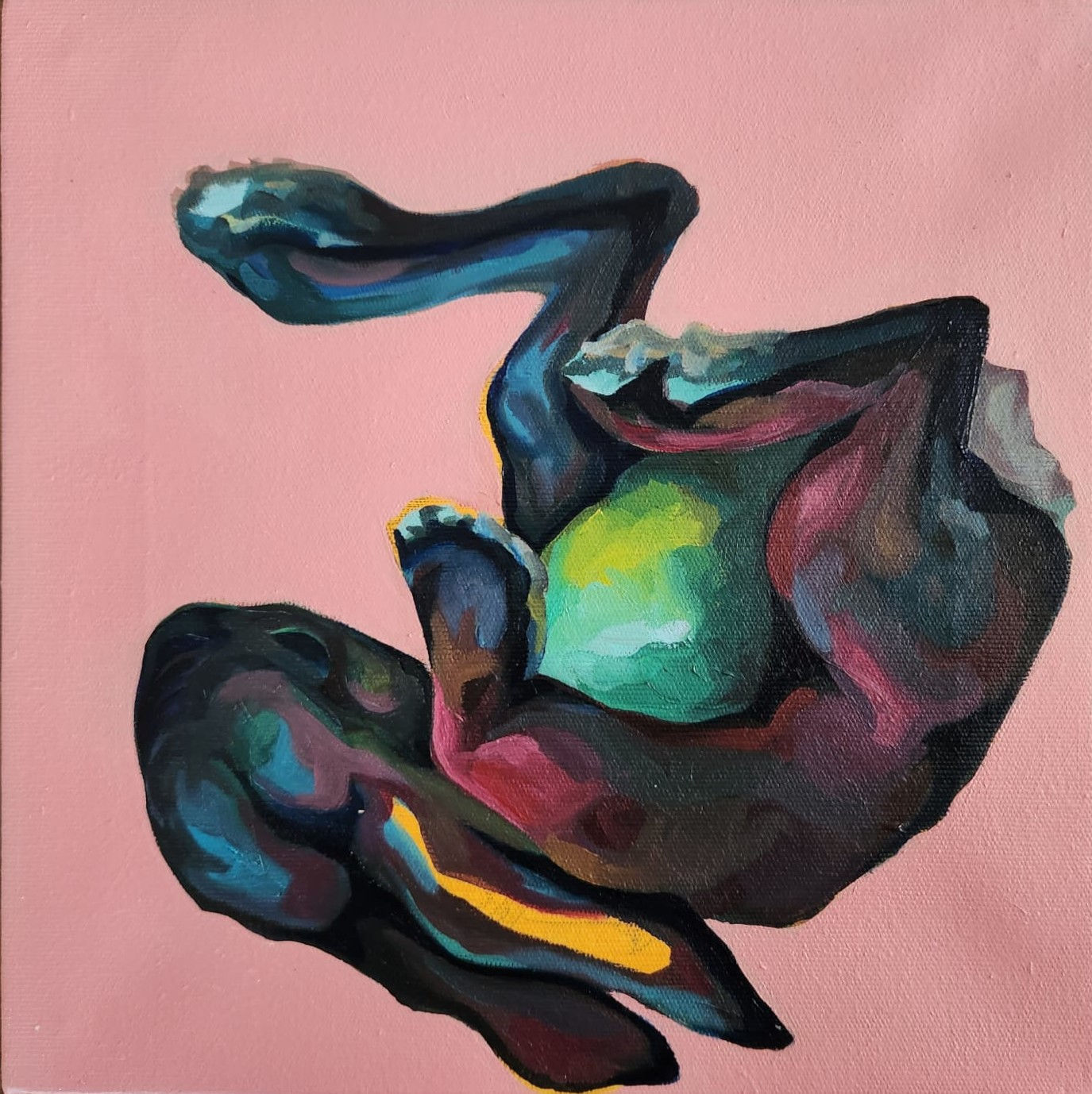 Kedileşme - Mersin Ulusoy - Orijinal Yağlı Boya Tablo