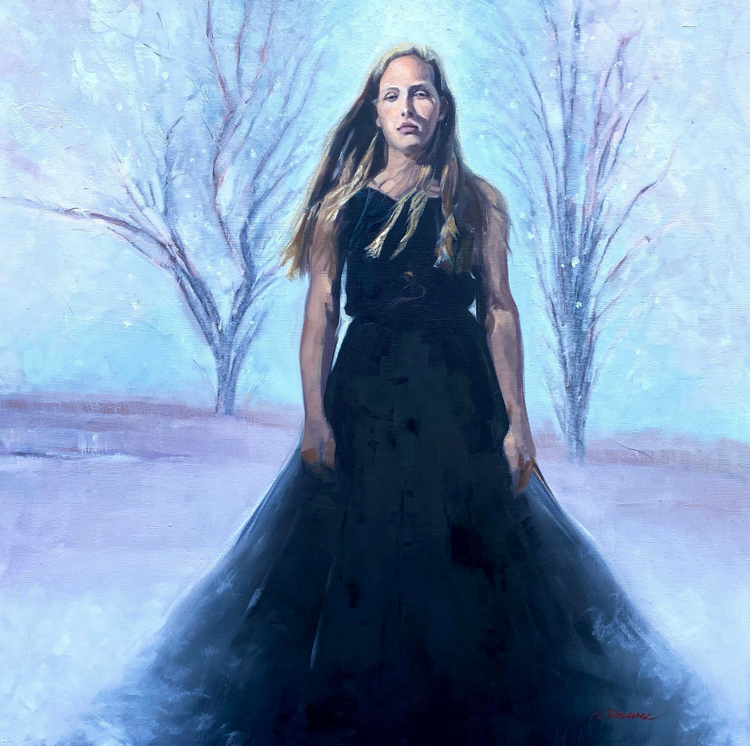 Concious Abditory - April Dawes - Original Oil Painting