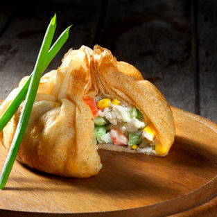Gourmet appetizer food photography