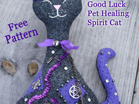 Spirit Cat Pattern for Protection, Success, or Healing