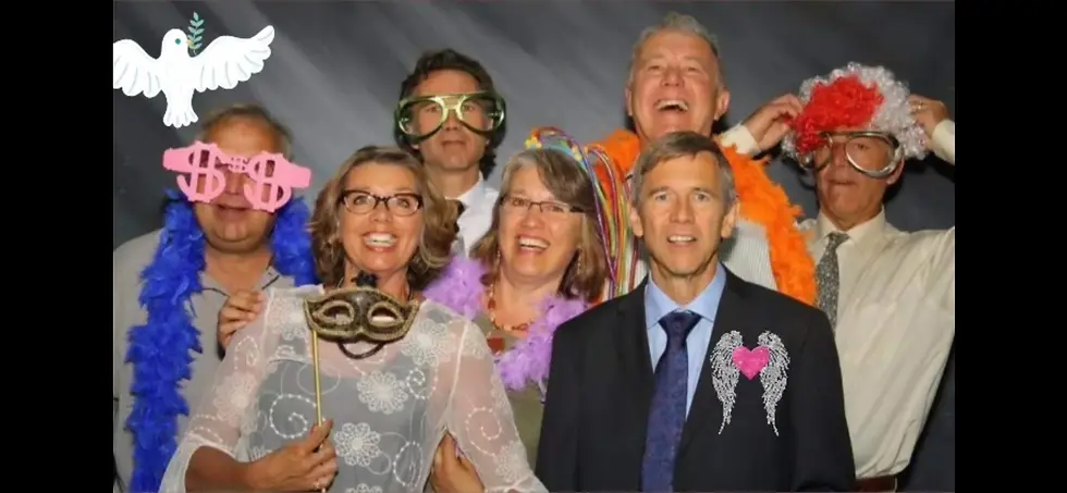 Brother Les, left side of photo, now with the Lord.