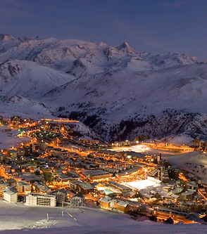 L'Alpe d'Huez la nuit