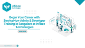 Begin Your Career with ServiceNow Admin & Developer Training in Bangalore at Infibee Technologies