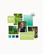 Markenauftritt in Grün und Aqua – modern, lebendig und feminin