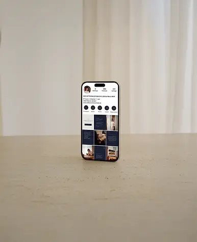 Instagram Feed Design für Buchclub in abgestimmter Markenwelt