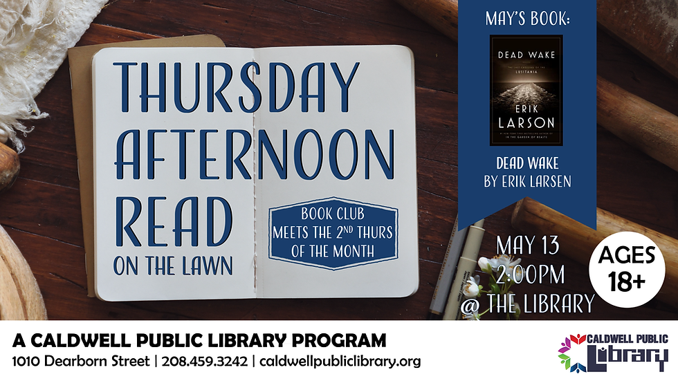 Thursday Afternoon Read May 2021