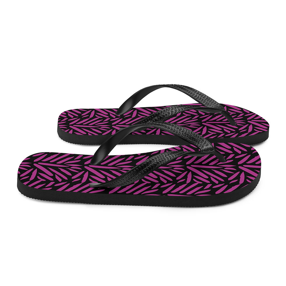 Thumbnail: PURPLE LEAF -  Flip-Flops