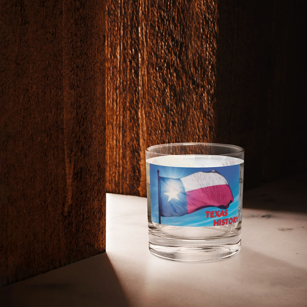 Thumbnail: TEXAS HISTORY on the Rocks glass