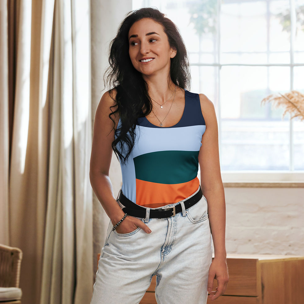 Thumbnail: ABSTRACT Sublimation Cut & Sew Tank Top