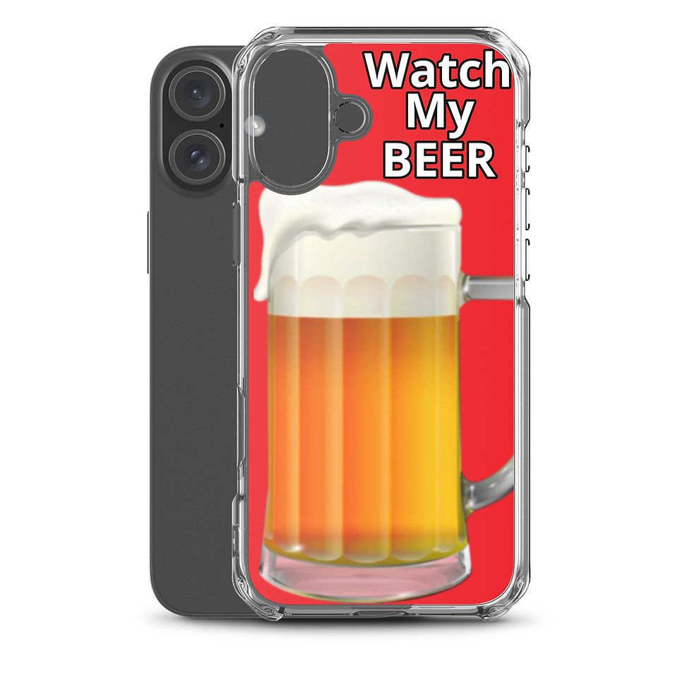 Thumbnail: Beer Red Filled Clear Case For iPhone®
