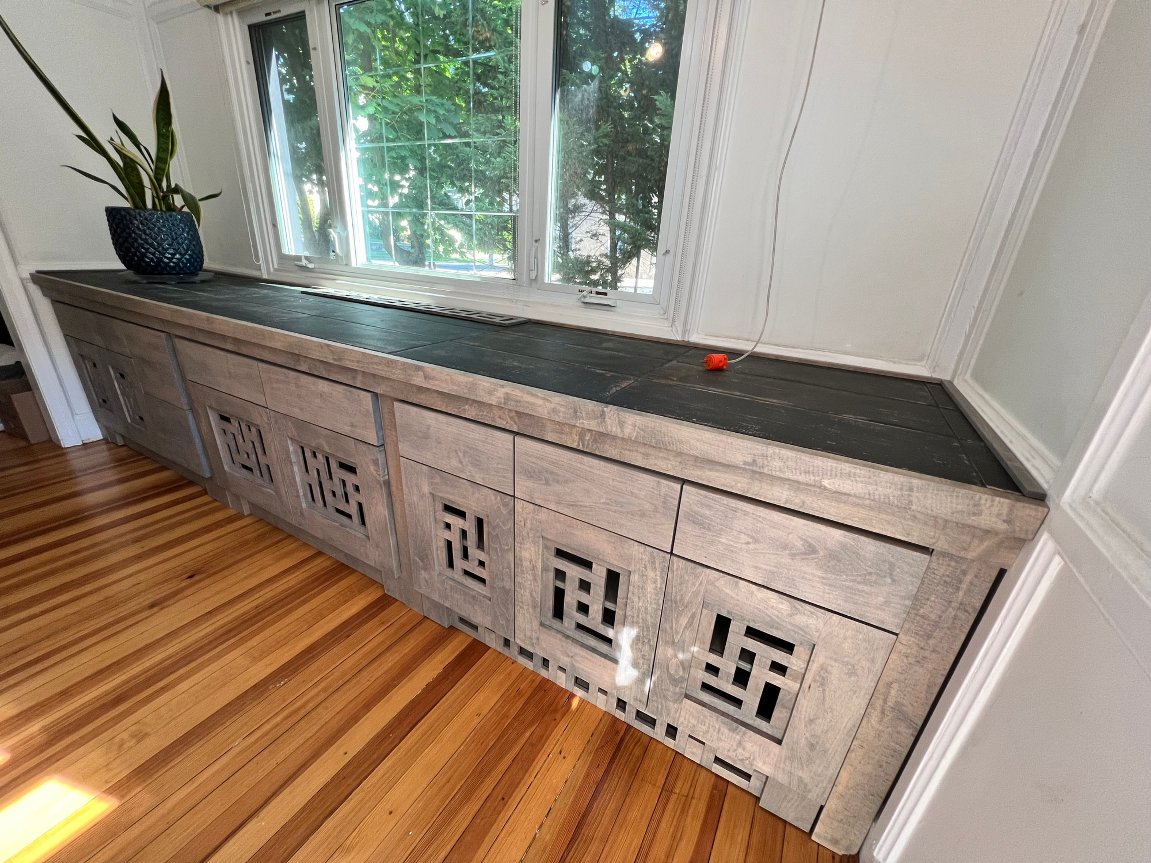 Sliver Gray Cabinet