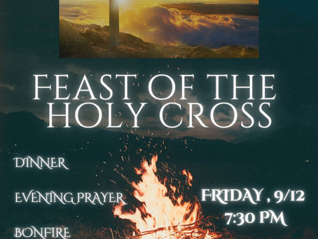 Traditional Celebration of the Holy Cross- Bonfire and Prayer!