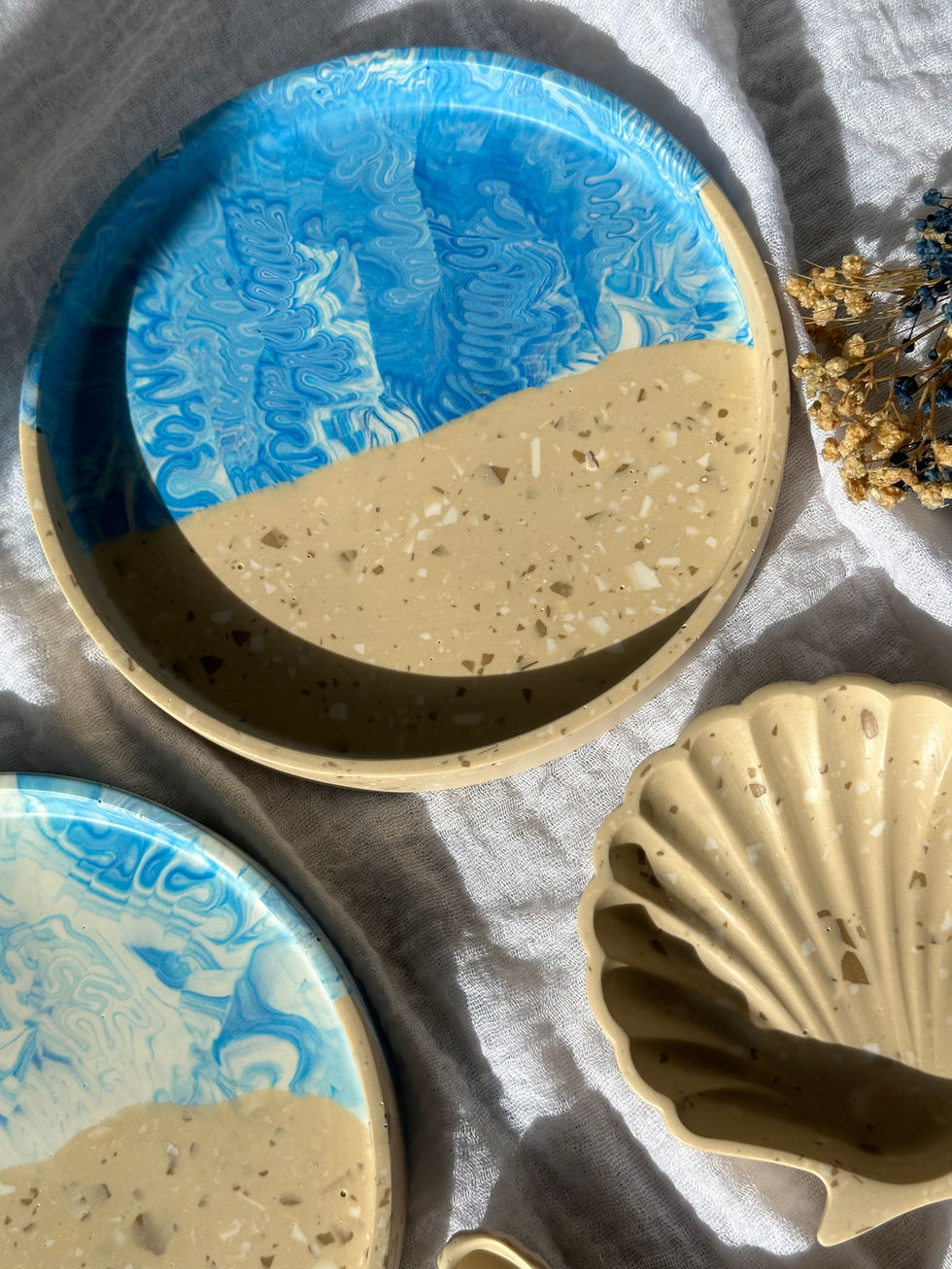 Plateau océan et shell