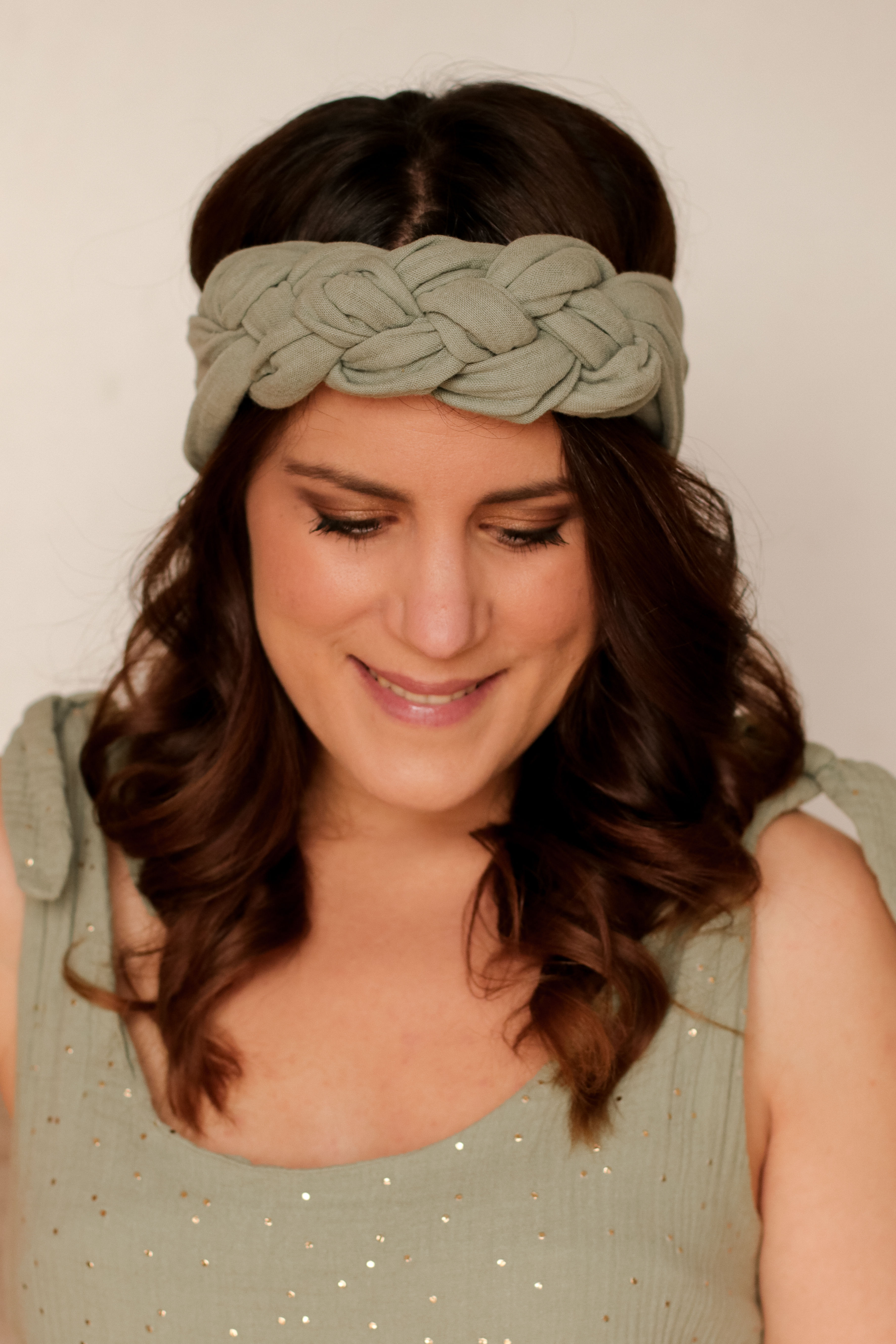 Headband Lily vert kaki