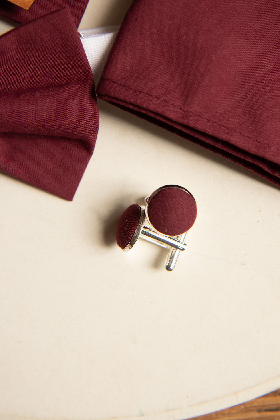 Miniature : Dress code homme en coton bordeaux