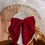 Miniature : Maxi barrette noeud rouge et doré