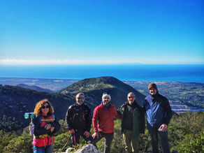 Sulla vetta del Monte Calvi