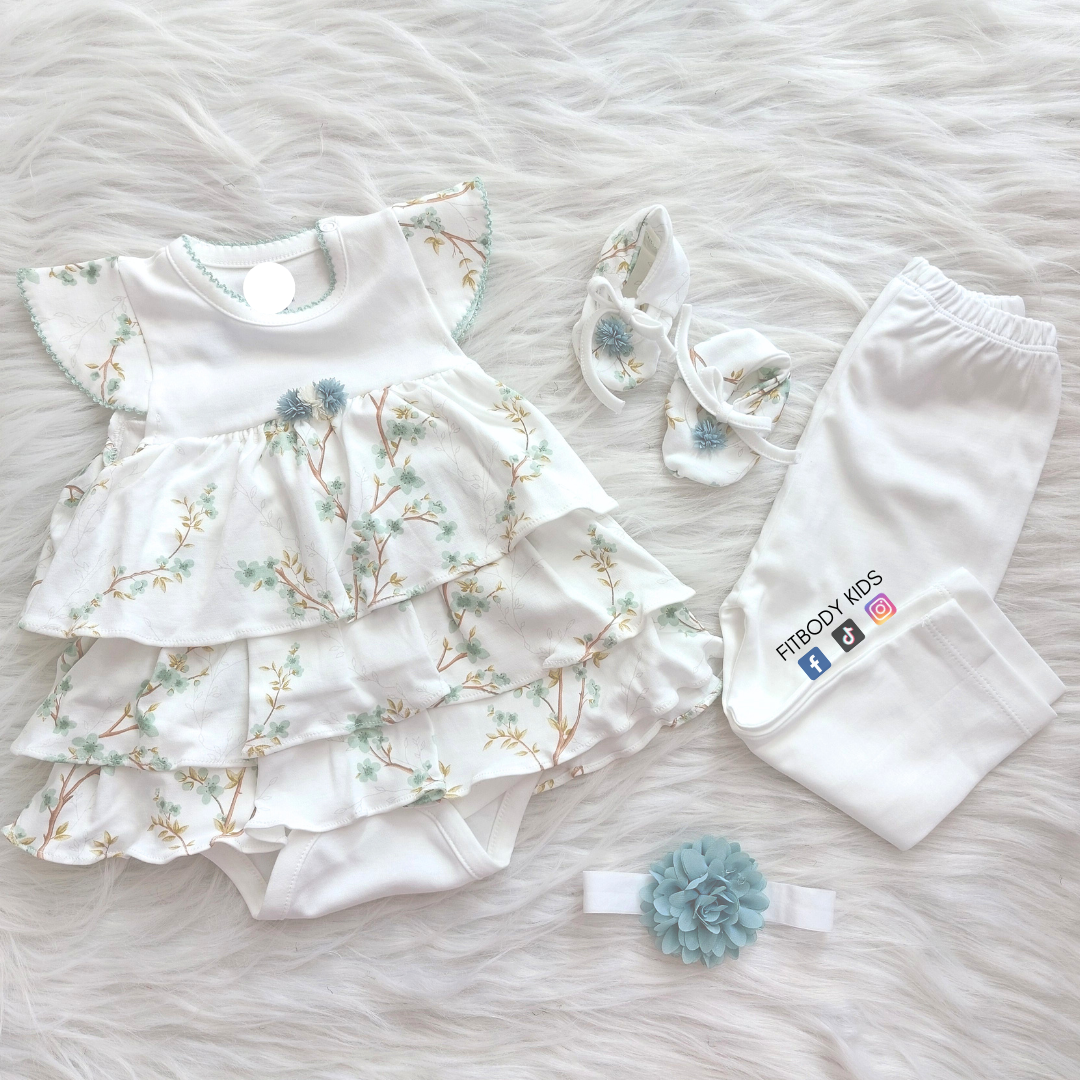 VESTIDO TRES TIEMPOS DE 3 A 6 M