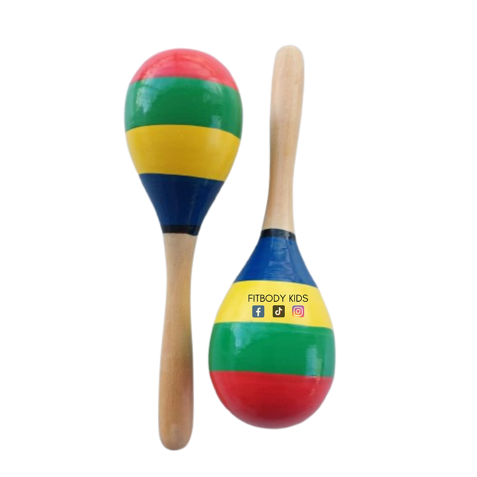 Miniatura: MARACAS DE MADERA PARA ESTIMULACIÓN