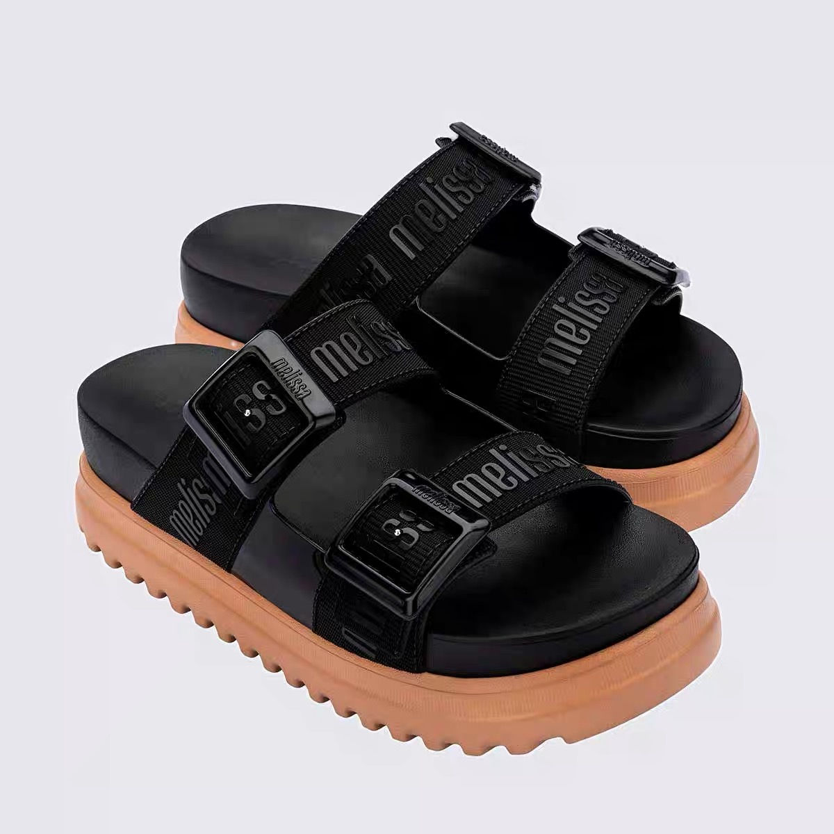 Mini Melissa Summer Fashion Cross-border Women Casual Flatform Slippers Ladies S