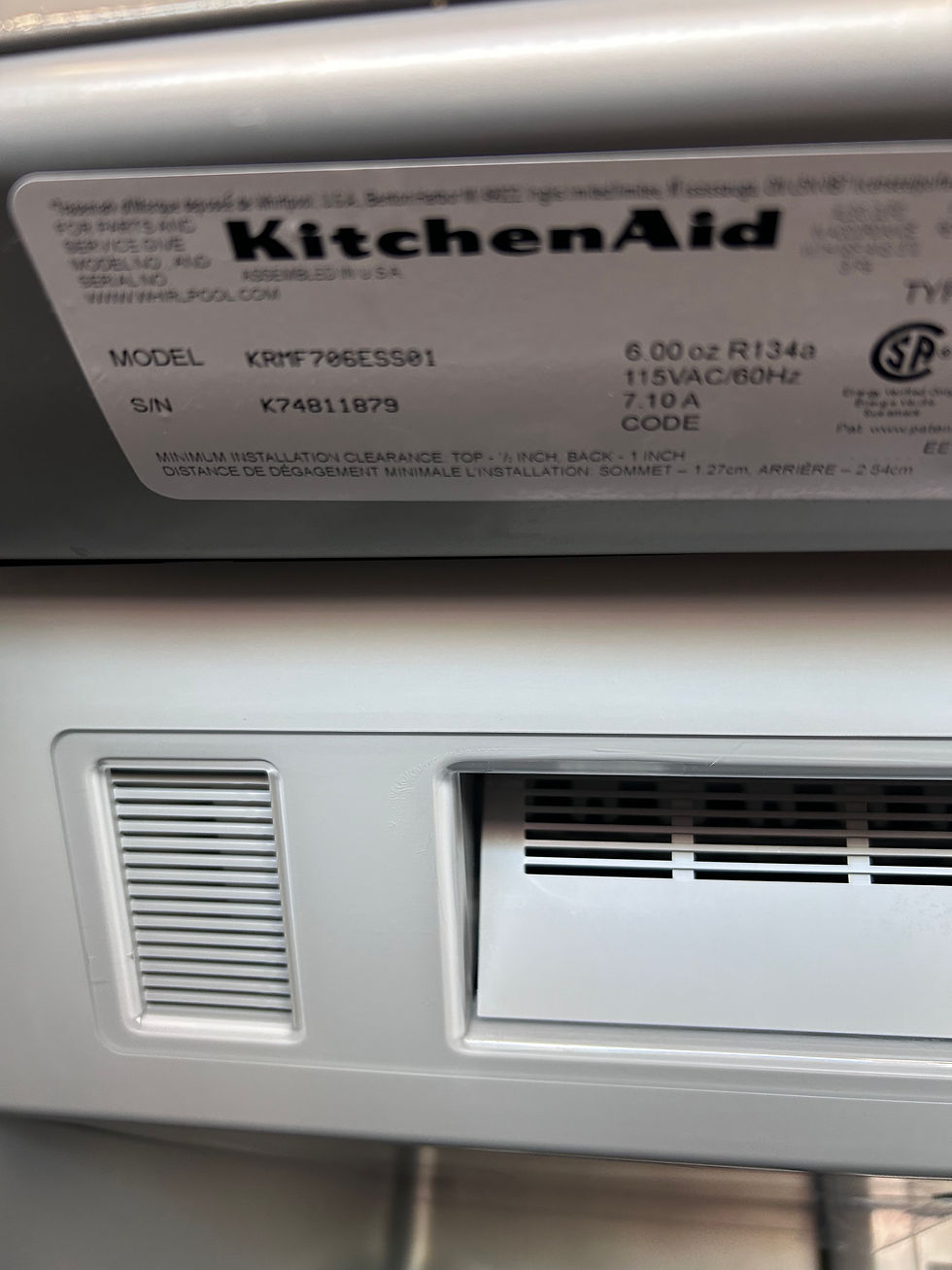 Miniatura: Kitchen Aid Refrigerator 
